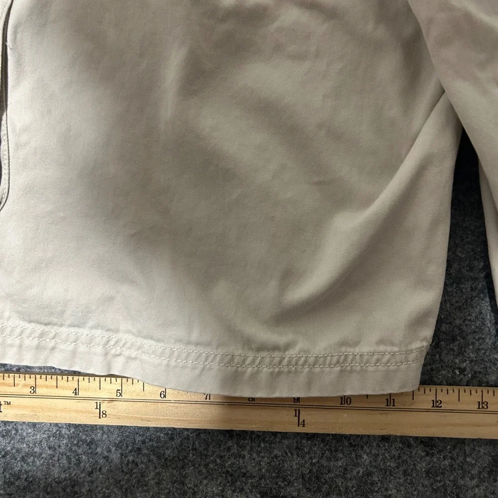 Burnside Khaki Cargo Shorts Skater Baggy Y2K Retro Tan Size 36 - Picture 7 of 8